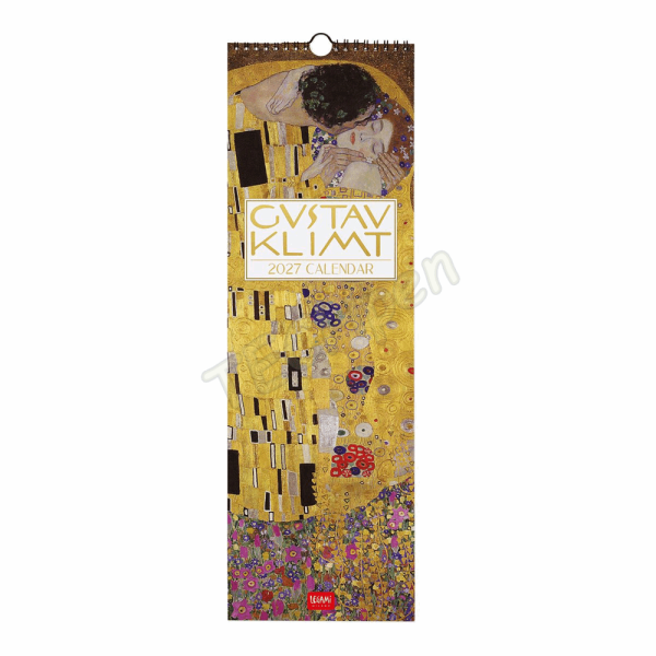 LEGAMI CAL270067 WALL CALENDAR 2027 - ART COLLECTION - GUSTAV KLIMT - 16X49
