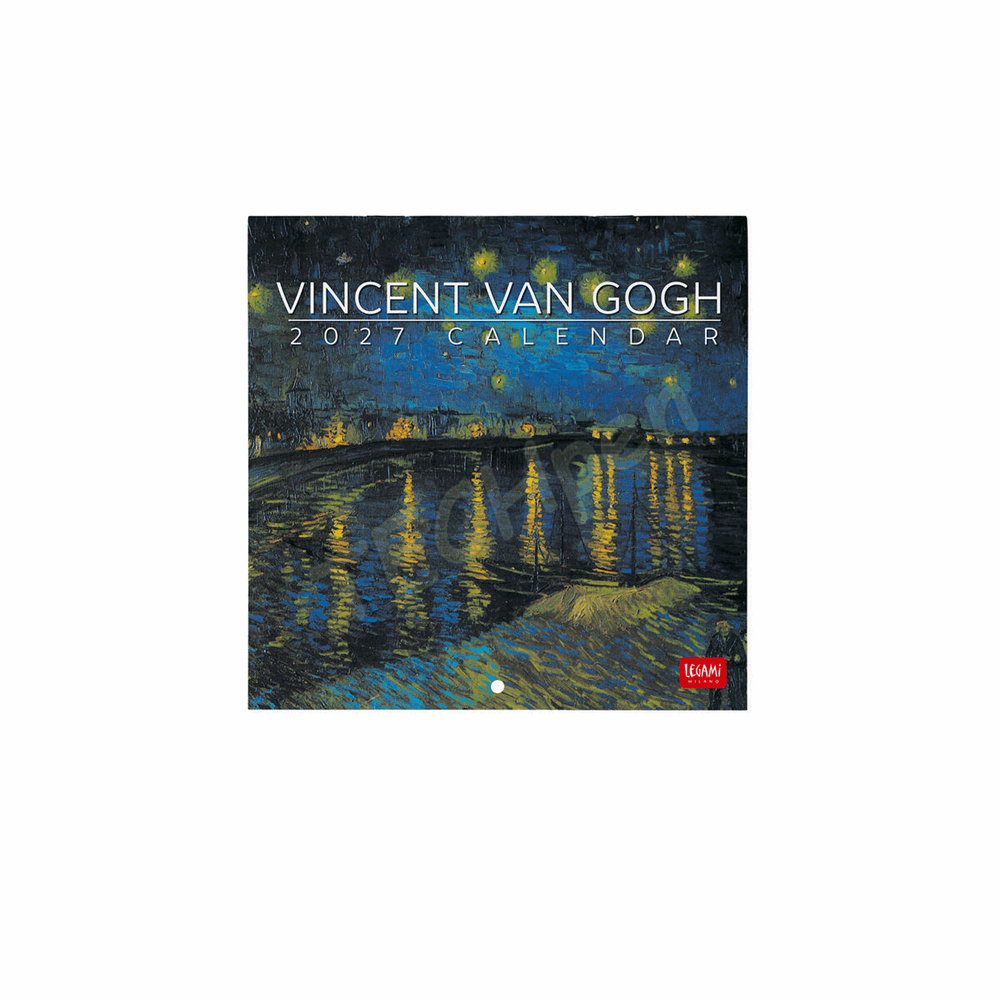 LEGAMI CAL270097 WALL CALENDAR 2027 - ART COLLECTION - VINCENT VAN GOGH - 18X18
