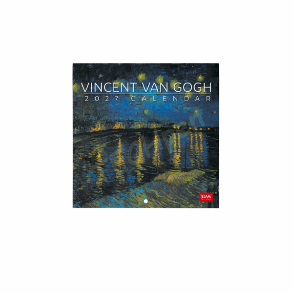 LEGAMI CAL270097 WALL CALENDAR 2027 - ART COLLECTION - VINCENT VAN GOGH - 18X18