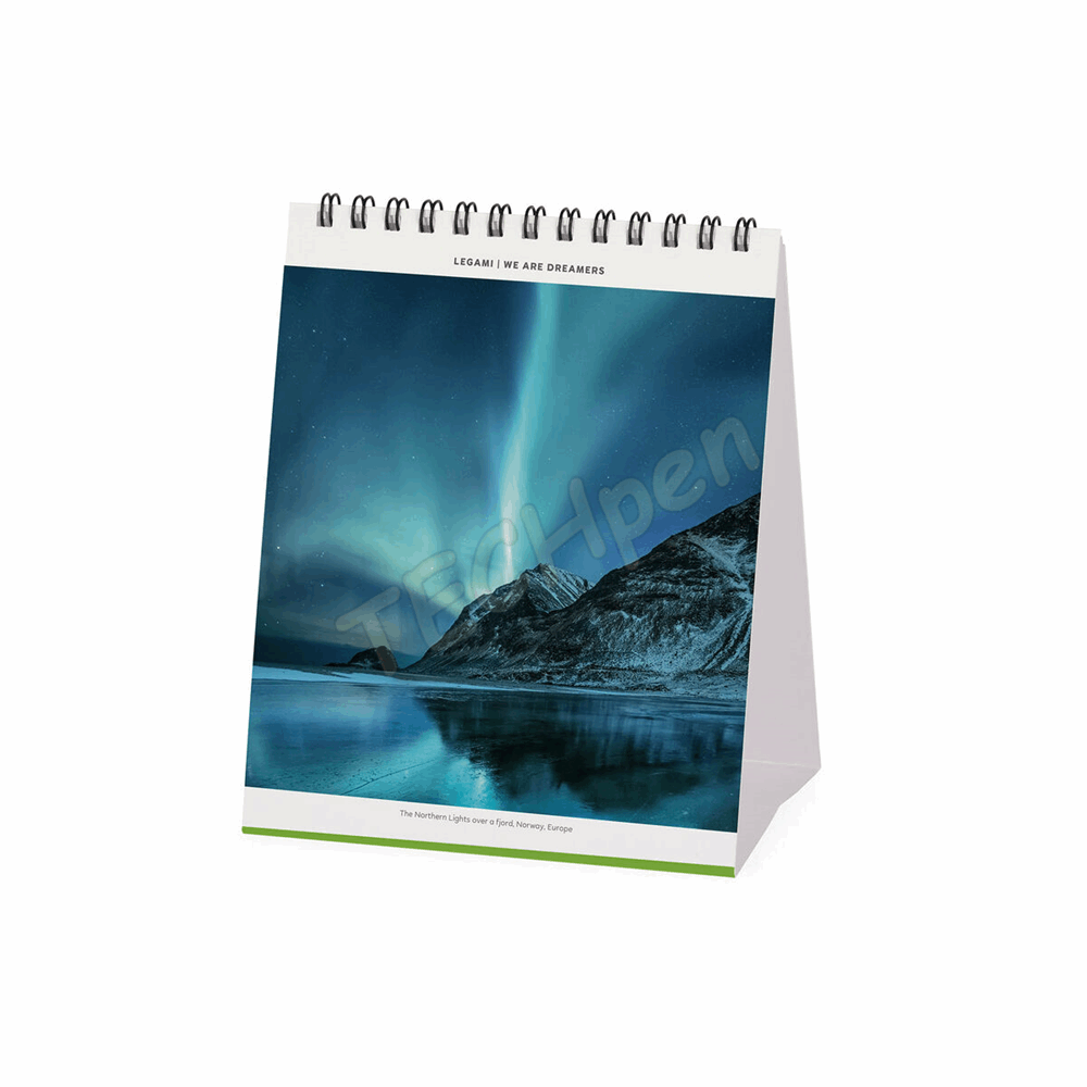 LEGAMI CAL270126 DESK CALENDAR 2027 - NATURE & LANDSCAPES - PLANET EARTH - 12X14.5