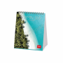LEGAMI CAL270128 DESK CALENDAR 2027 - NATURE & LANDSCAPES - VITAMIN SEA - 12X14.5