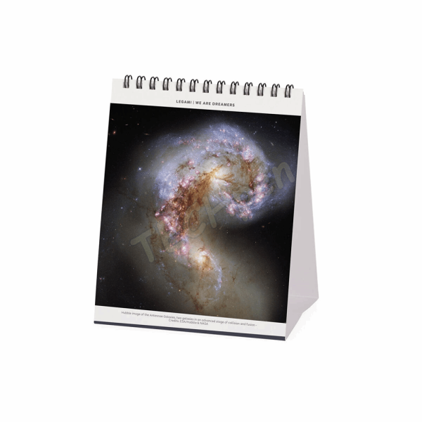 LEGAMI CAL270129 DESK CALENDAR 2027 - NATURE & LANDSCAPES - BEYOND INFINITY - 12X14.5