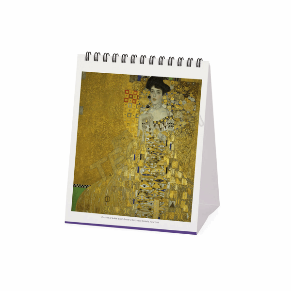 LEGAMI CAL270135 DESK CALENDAR 2027 - ART COLLECTION - GUSTAV KLIMT - 12X14.5