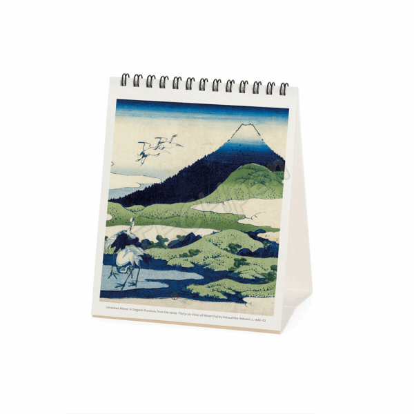 LEGAMI CAL270137 DESK CALENDAR 2027 - ART COLLECTION - JAPANESE SCHOOL - 12X14.5
