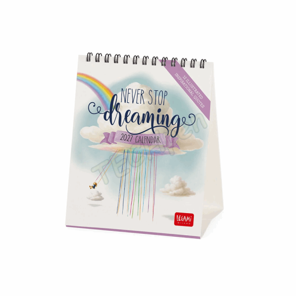 LEGAMI CAL270141 DESK CALENDAR 2027 - INSPIRATION - APHORISMS - 12X14.5