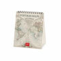 LEGAMI CAL270145 DESK CALENDAR 2027 - VINTAGE - VINTAGE MAPS - 12X14.5