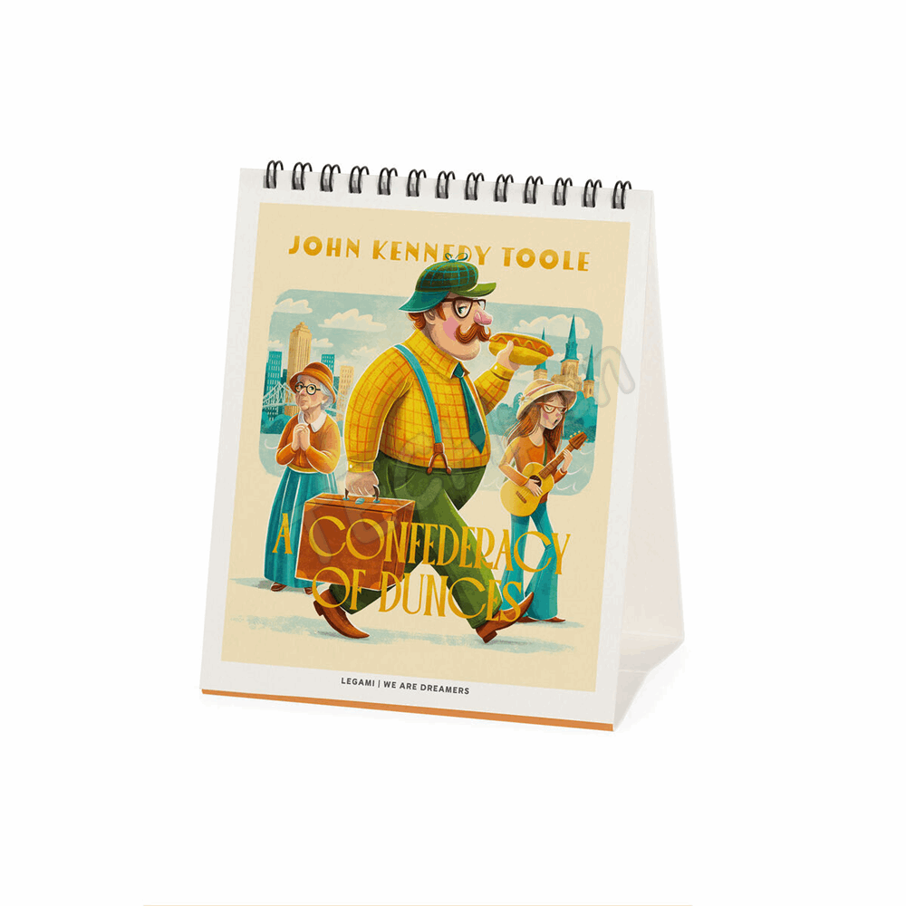 LEGAMI CAL270149 DESK CALENDAR 2027 - BOOK LOVERS - BOOK LOVERS - 12X14.5