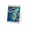 LEGAMI CAL270151 DESK CALENDAR 2027 - AROUND THE WORLD - LETS TRAVEL THE WORLD - 12X14.5