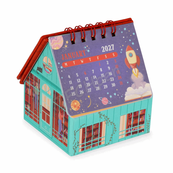 LEGAMI CALHB27001 HOUSE BOX CALENDAR 2027 - HOUSE - BOOK STORE
