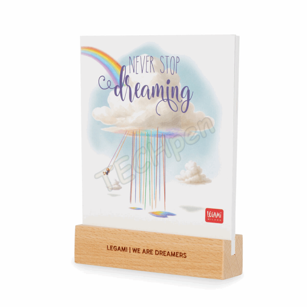 LEGAMI CALWB27001 CALENDAR WITH WOODEN BASE 2027 - APHORISMS - APHORISMS - 10.5X15X2.5