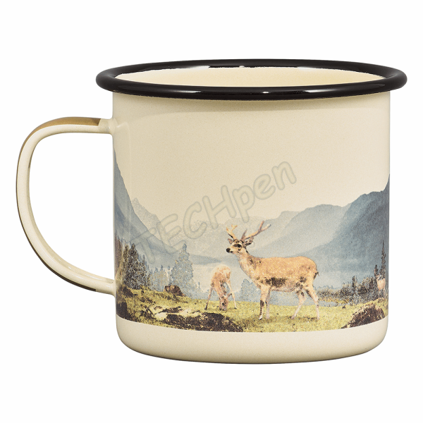 GENTLEMENS GREAT OUTDOORS ENAMEL MUG DEER GEN371