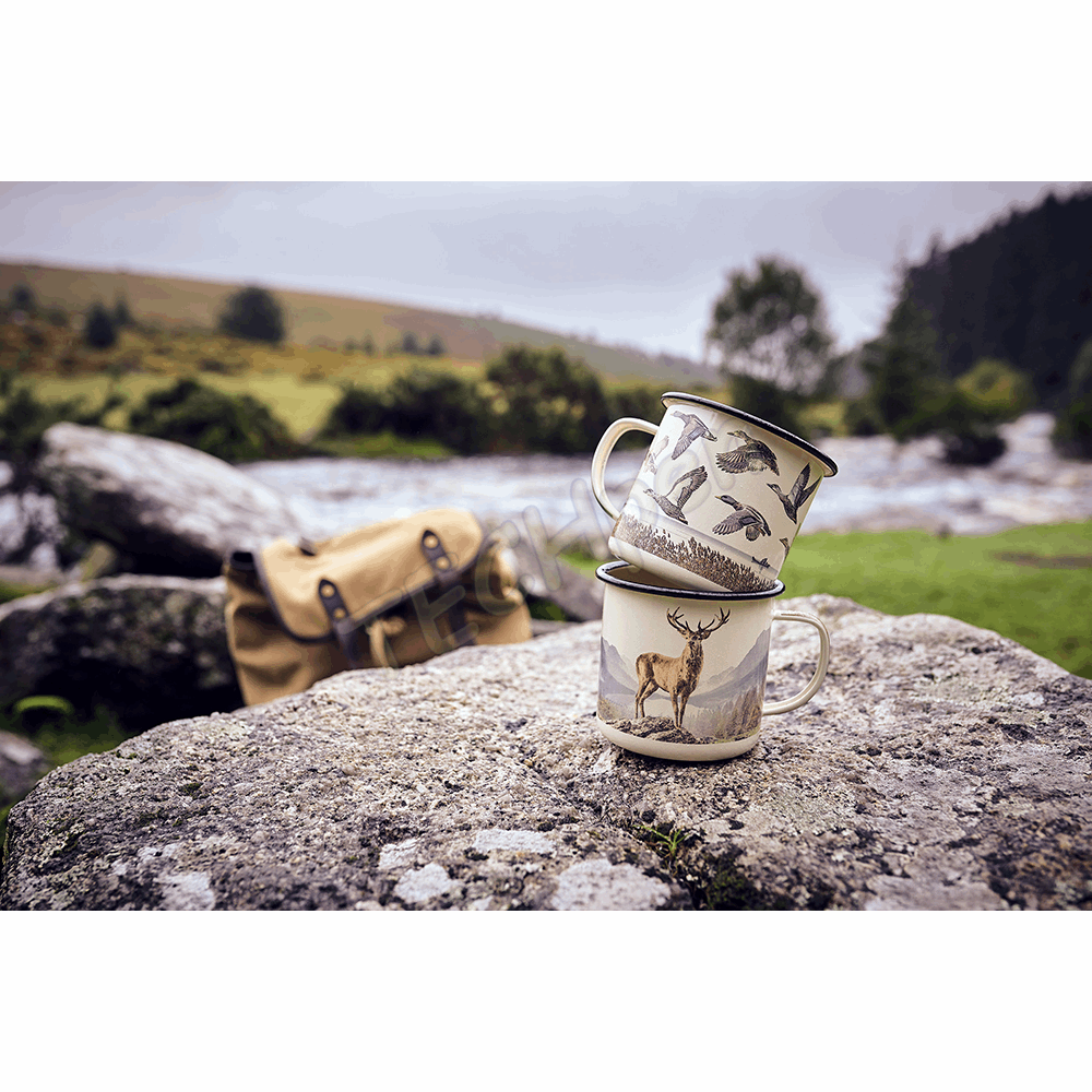 GENTLEMENS GREAT OUTDOORS ENAMEL MUG DEER GEN371