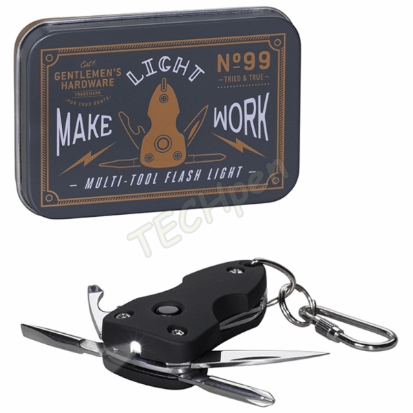 GENTLEMENS Mini Multi Tool with Torch GEN099