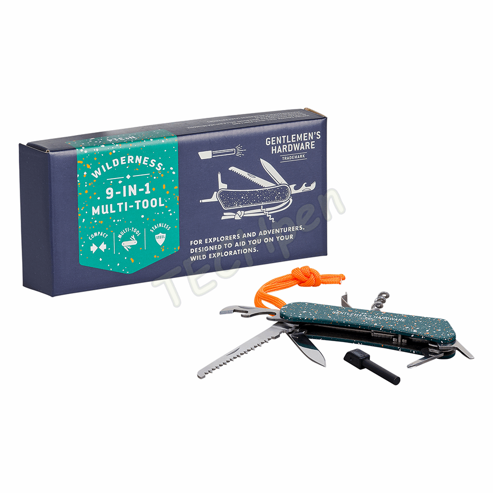 GENTLEMENS WILDERNESS 9 IN 1 MULTI TOOL GEN314