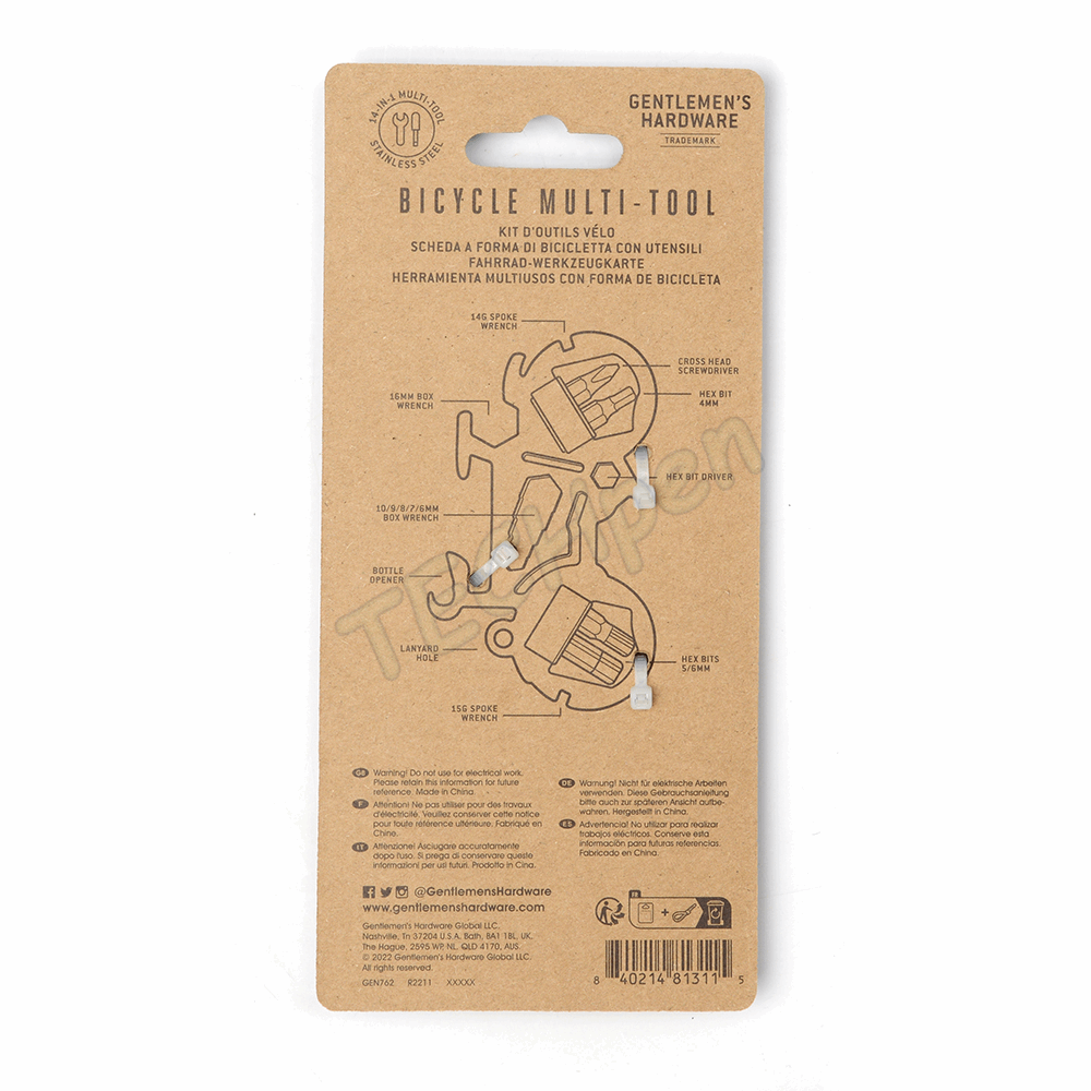 GENTLEMENS MINI BICYCLE MULTI-TOOL GEN762