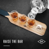 GENTLEMENS Serving Paddle & Shot Glasses GEN149