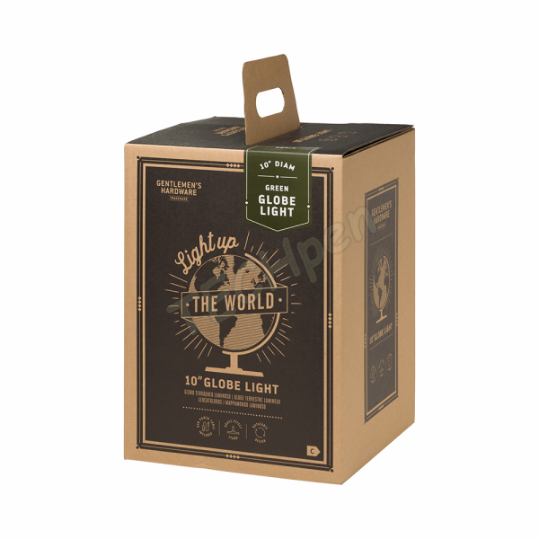 GENTLEMENS GREEN GLOBE LIGHT 10