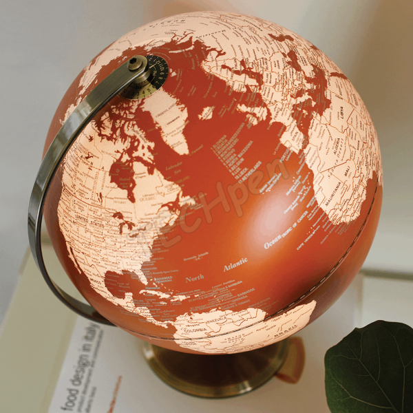 GENTLEMENS ORANGE GLOBE LIGHT 10