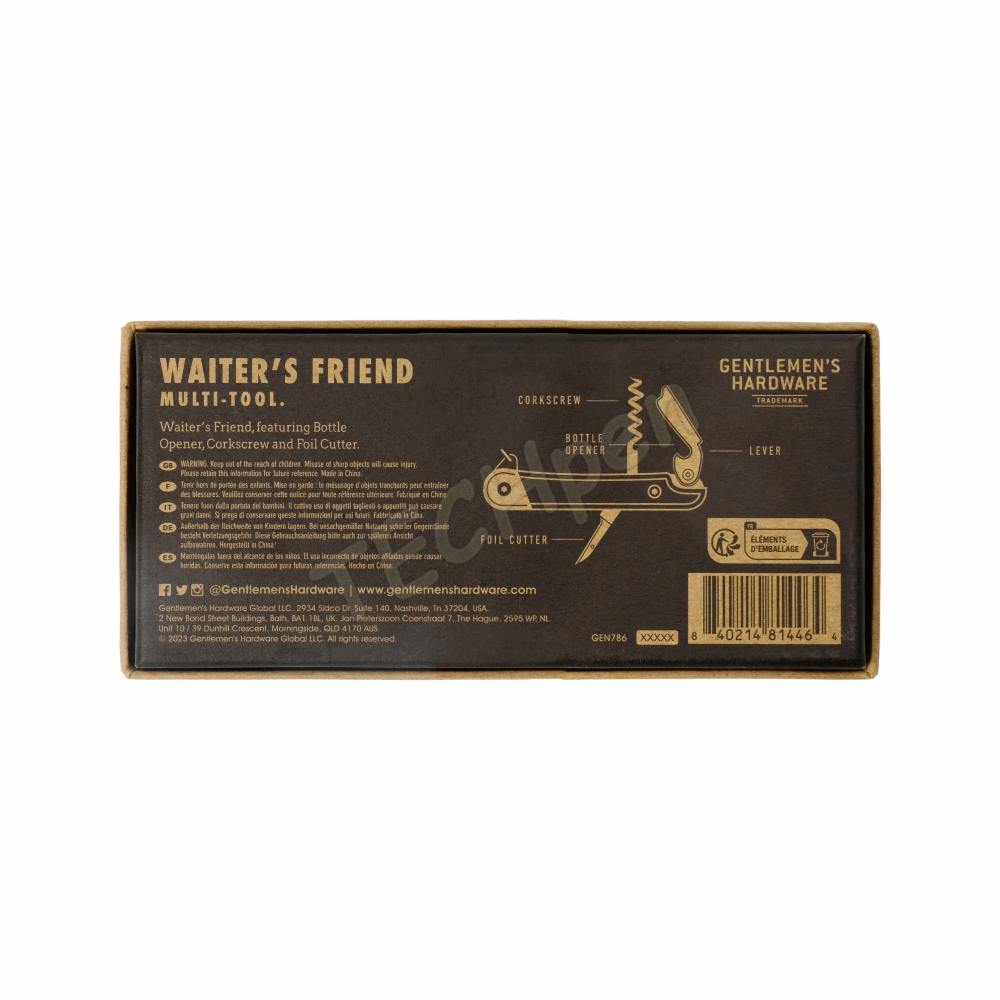 GENTLEMENS GEN786 WAITERS FRIEND