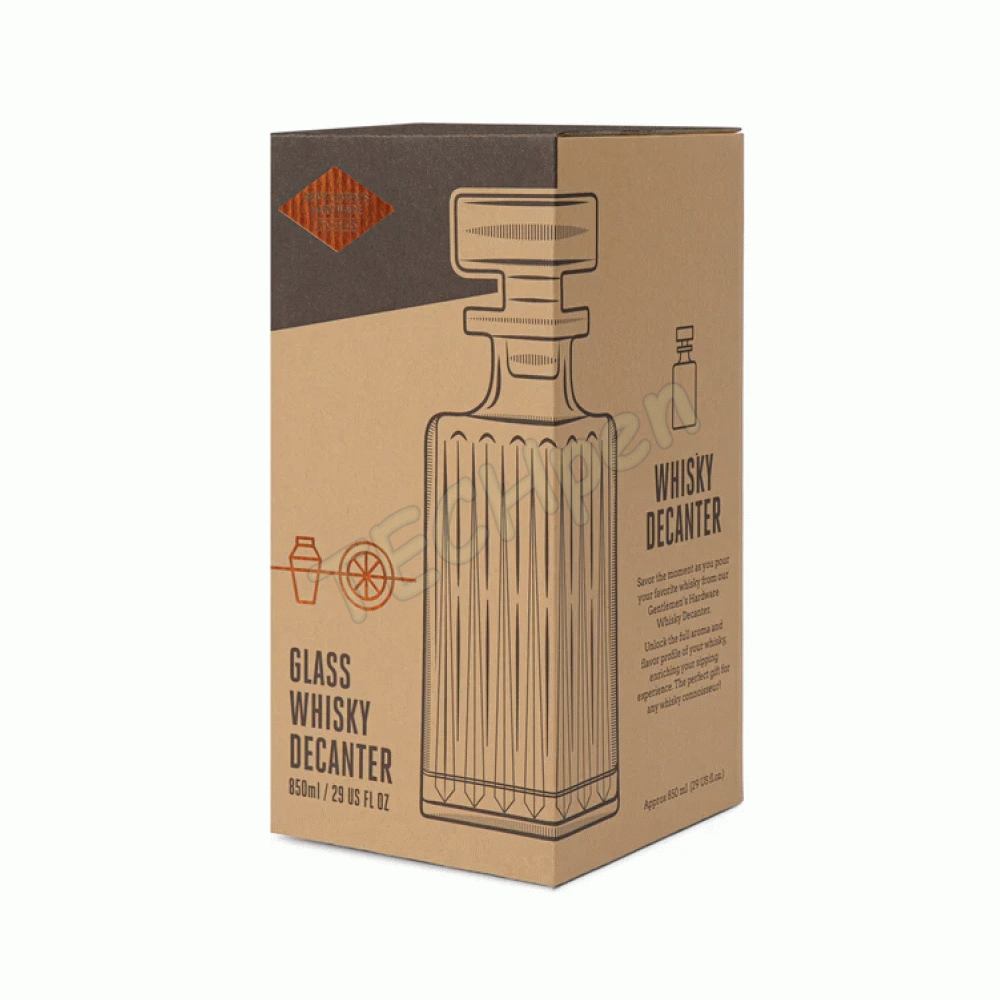GENTLEMENS GEN818UK WHISKY DECANTER