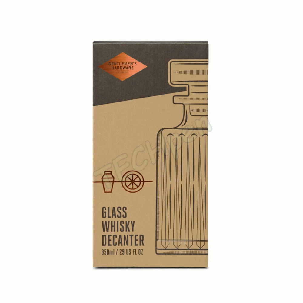 GENTLEMENS GEN818UK WHISKY DECANTER