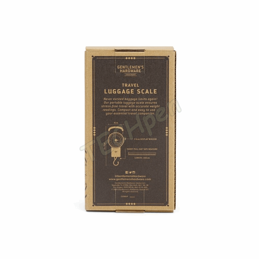 GENTLEMENS GEN849UK TRAVEL SCALE