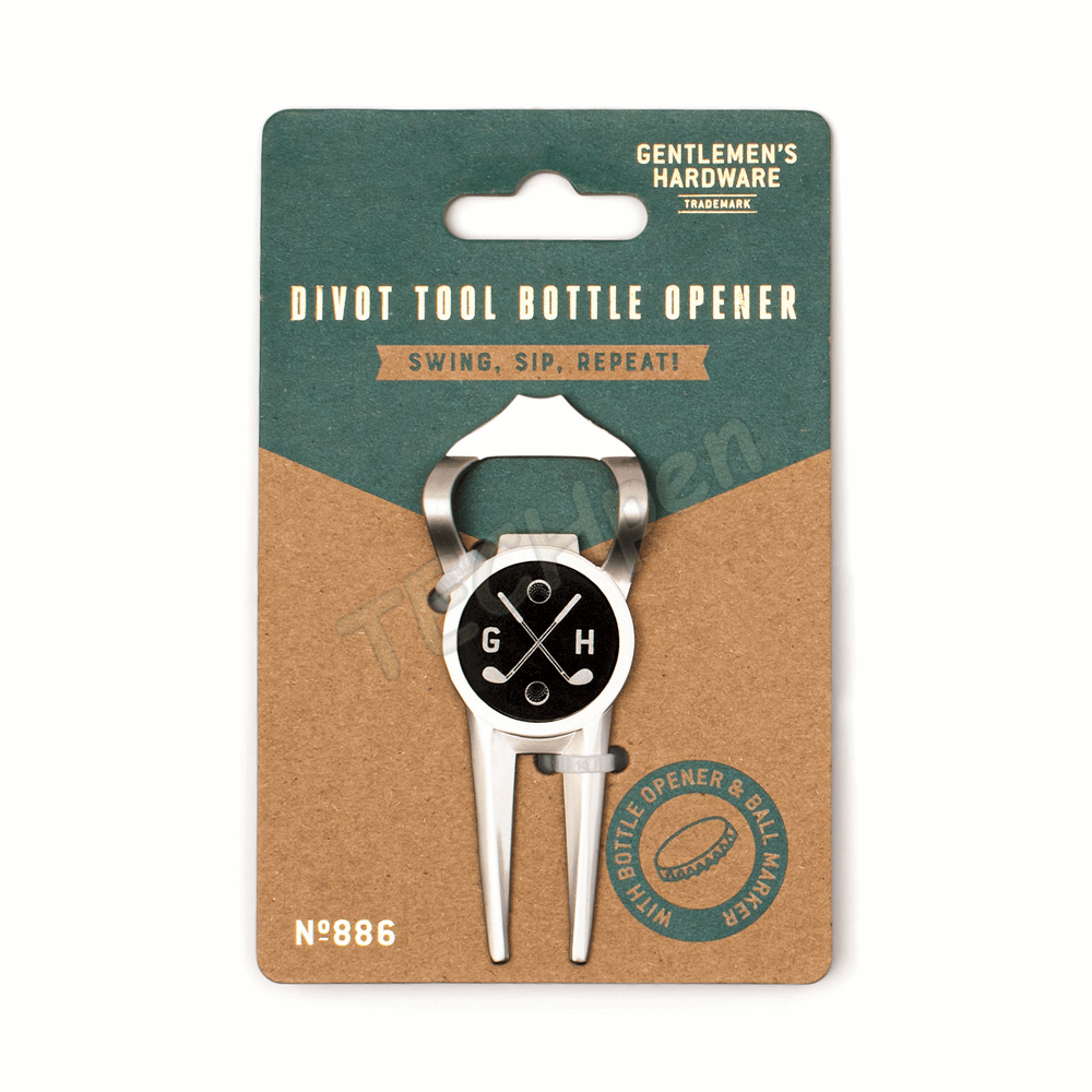 GENTLEMENS GEN886UK DIVOT TOOL BOTTLE OPENER