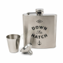 GENTLEMENS GEN898UK HIP FLASK SET