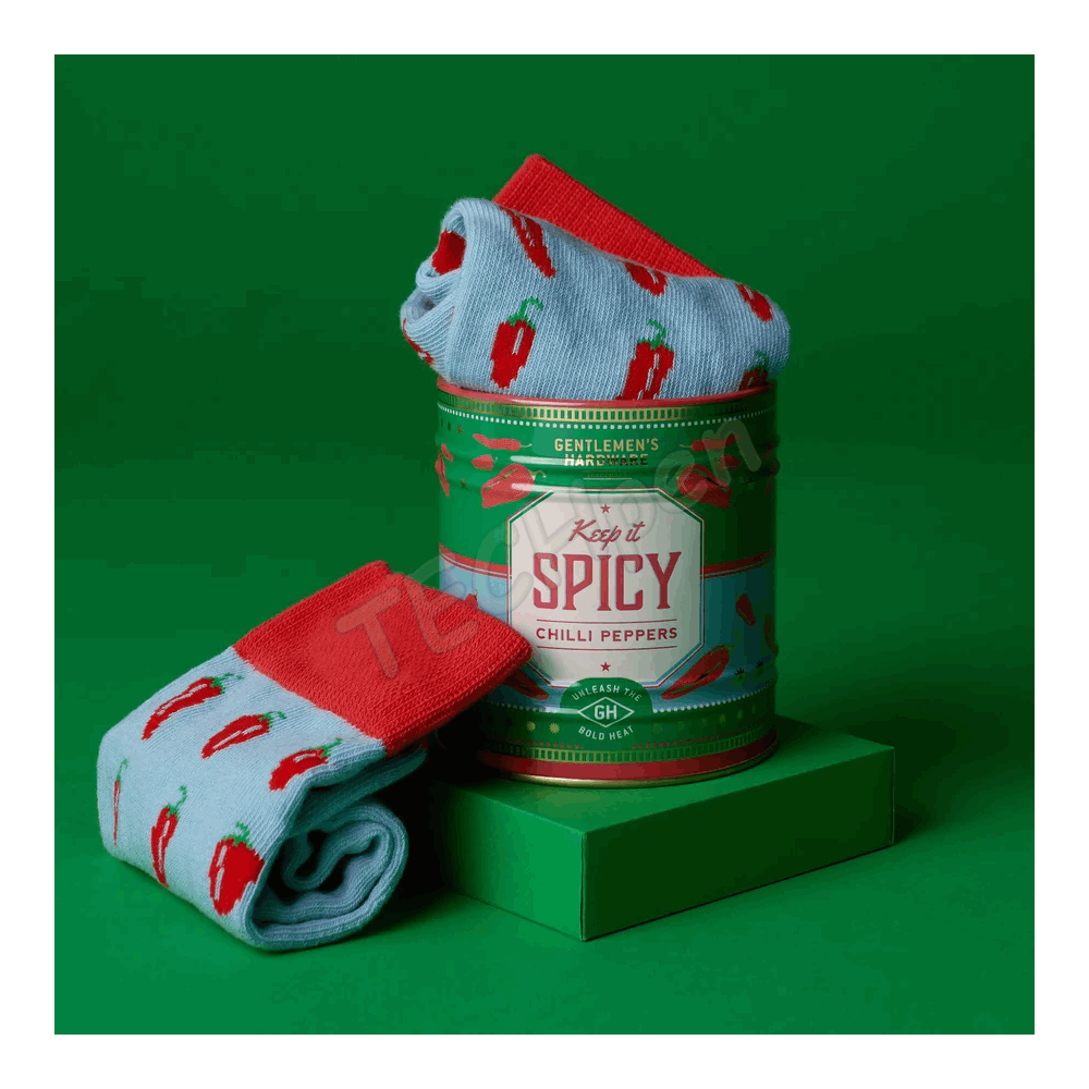 GENTLEMENS GEN911UK SOCKS IN A CAN - CHILLIES