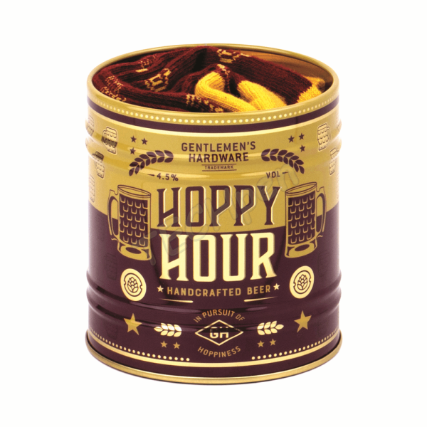 GENTLEMENS GEN916UK SOCKS IN A CAN - BEER