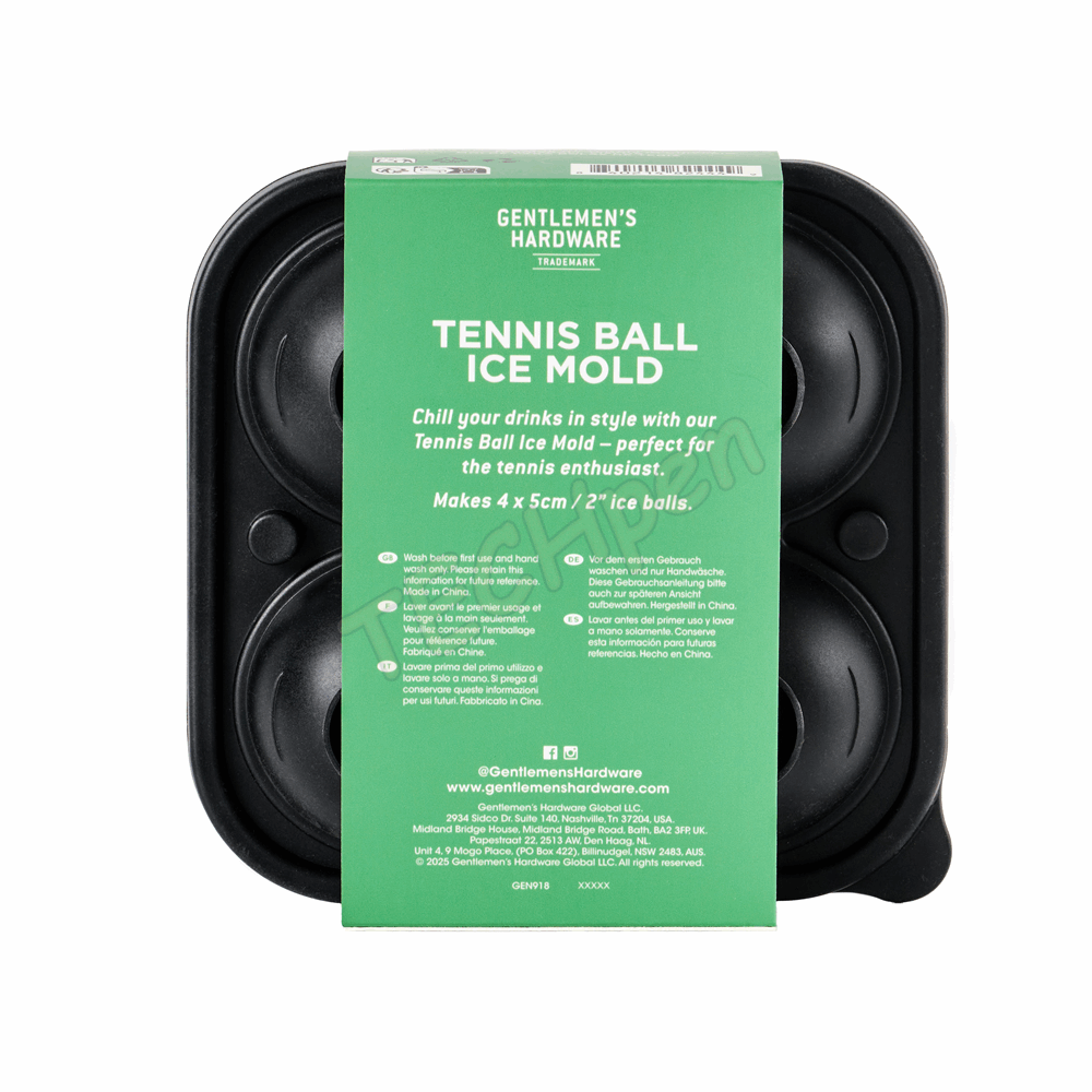 GENTLEMENS GEN918UK TENNIS BALL ICE MOULD