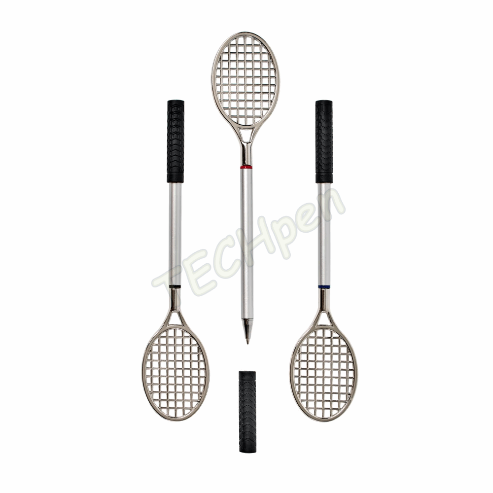 GENTLEMENS GEN920UK TENNIS RACKET BALLPOINT PENS (SET OF 3)