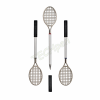 GENTLEMENS GEN920UK TENNIS RACKET BALLPOINT PENS (SET OF 3)