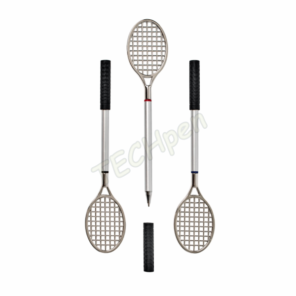 GENTLEMENS GEN920UK TENNIS RACKET BALLPOINT PENS (SET OF 3)