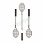 GENTLEMENS GEN920UK TENNIS RACKET BALLPOINT PENS (SET OF 3)
