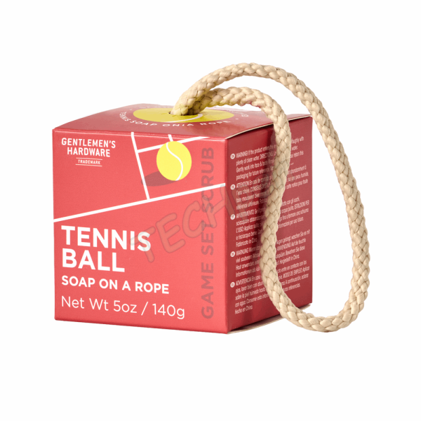 GENTLEMENS GEN921UK TENNIS BALL SOAP ON A ROPE - SANDALWOOD