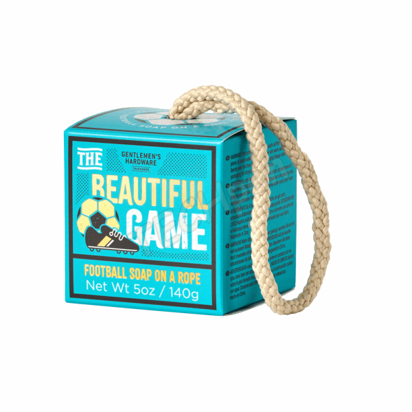 GENTLEMENS GEN922UK FOOTBALL SOAP ON A ROPE - MANDARIN SPICE