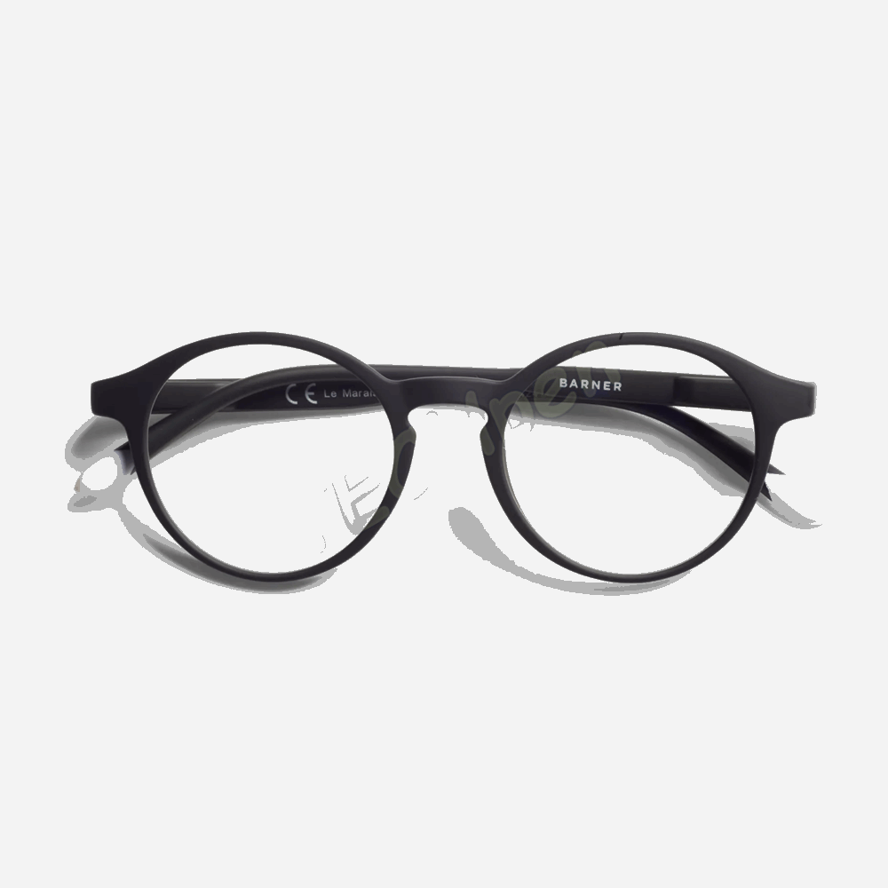 BARNER PRESBYOPIAN GLASSES MBN-R+2 LE MARAIS BLACK NOIR READING 49429