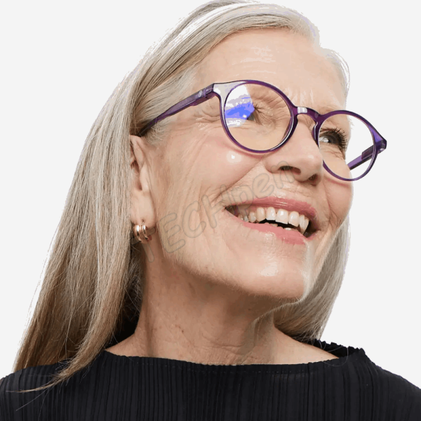 BARNER PRESBYOPIAN GLASSES MGMP 2,5 LE MARAIS GLOSSY MIDNIGHT PLUM +2.5 56646