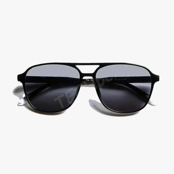 BARNER SUN GLASSES TRBRGBN-S BRAD - GLOSSY BLACK NOIR SMOKE 56493