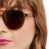 BARNER SUN GLASSES TRBRGEO-S BRAD - GLOSSY ECRU OLIVE COCOA BROWN 56507
