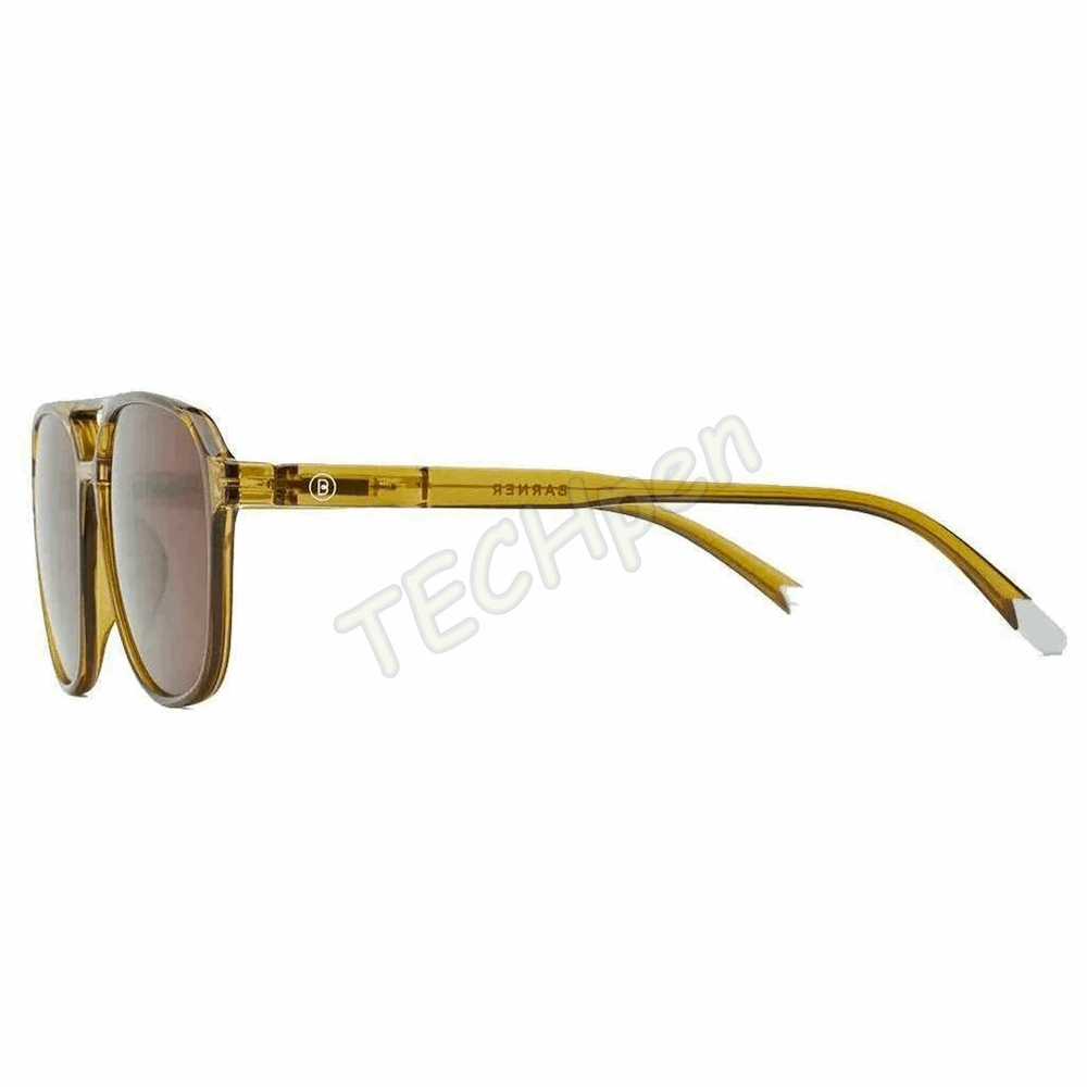 BARNER SUN GLASSES TRBRGEO-S BRAD - GLOSSY ECRU OLIVE COCOA BROWN 56507