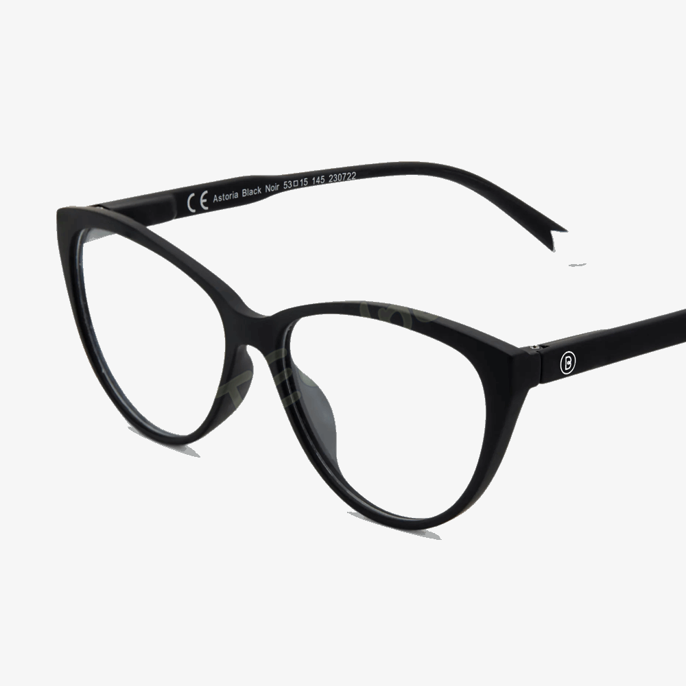 BARNER PRESBYOPIAN GLASSES ASTORIA BLACK NOIR +3 READING