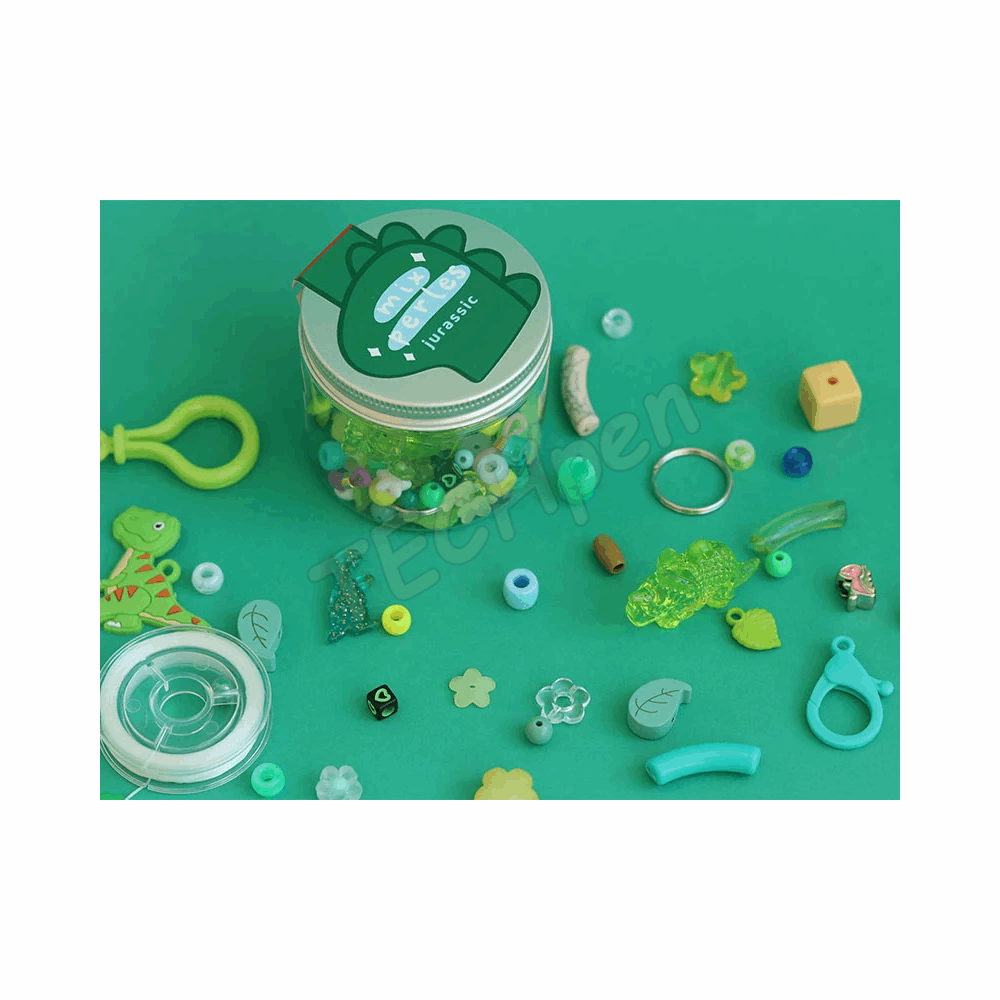 LA PETITE EPICERIE 169007 MIX DE PERLES - JURASSIC