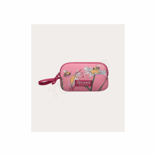 TUCANO BSCZKP-BEES-PK SCHIZZO KEY POUCH  BEES PINK