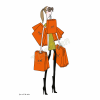 IMAGE REBUBLIC 11SOLESACOR 22x22 cm SOLEDAD SAC ORANGE
