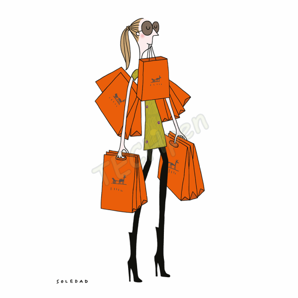 IMAGE REBUBLIC 11SOLESACOR 22x22 cm SOLEDAD SAC ORANGE