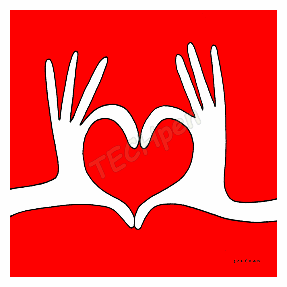 IMAGE REBUBLIC 11SOLECOEUR13 22x22 cm SOLEDAD COEUR 13