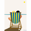 IMAGE REBUBLIC 30x40 PAUL THURLBY 03 DECK CHAIR FOR TWO