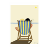 IMAGE REBUBLIC 30x40 PAUL THURLBY 03 DECK CHAIR FOR TWO